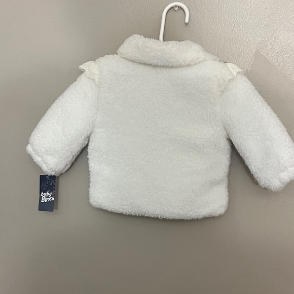 OshKosh B'gosh White Fleece Jacket - Picture 3 of 4